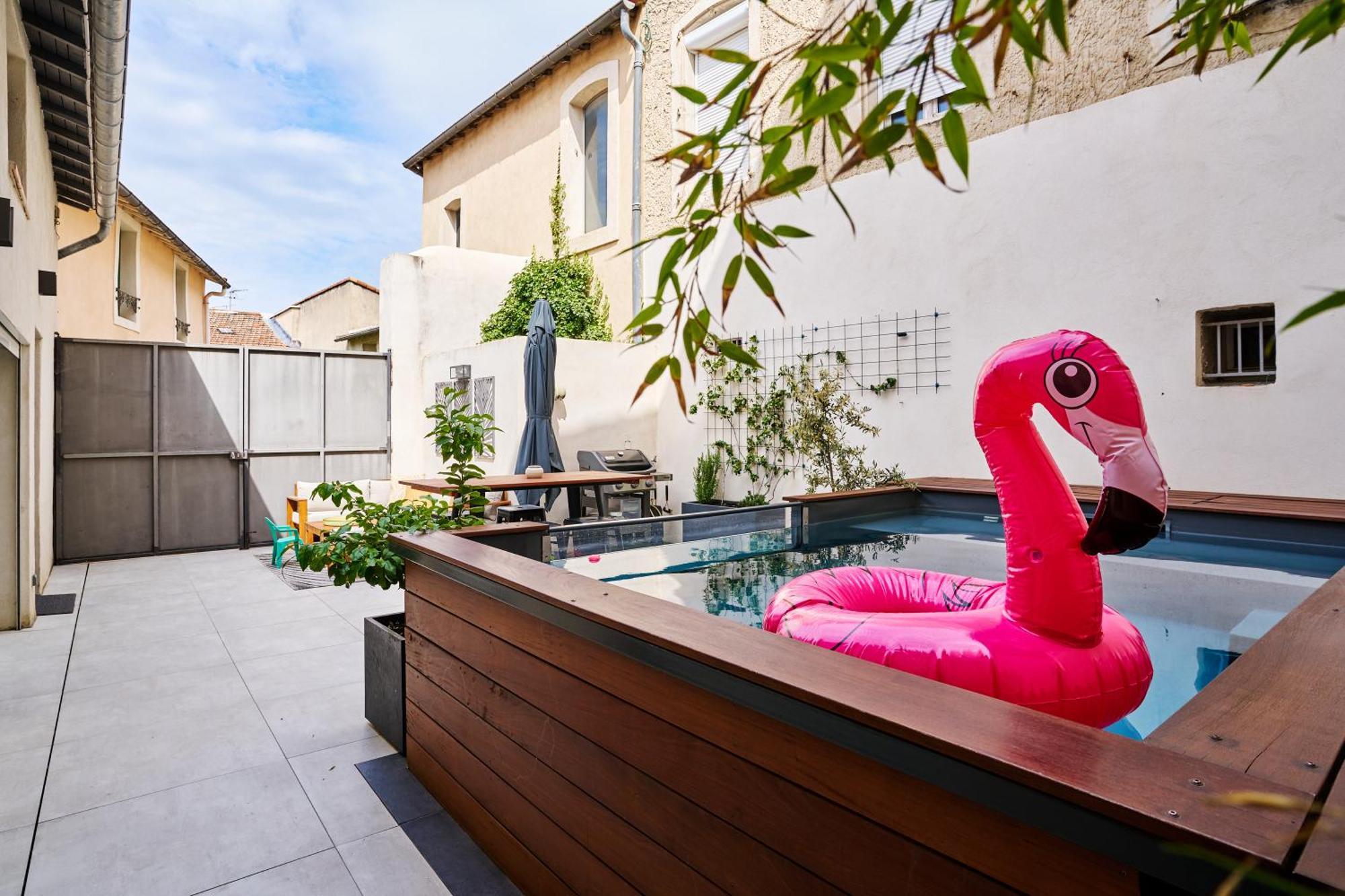 Maison De Ville Moderne Climatisee Avec Piscine Morieres-les-Avignon Exterior foto