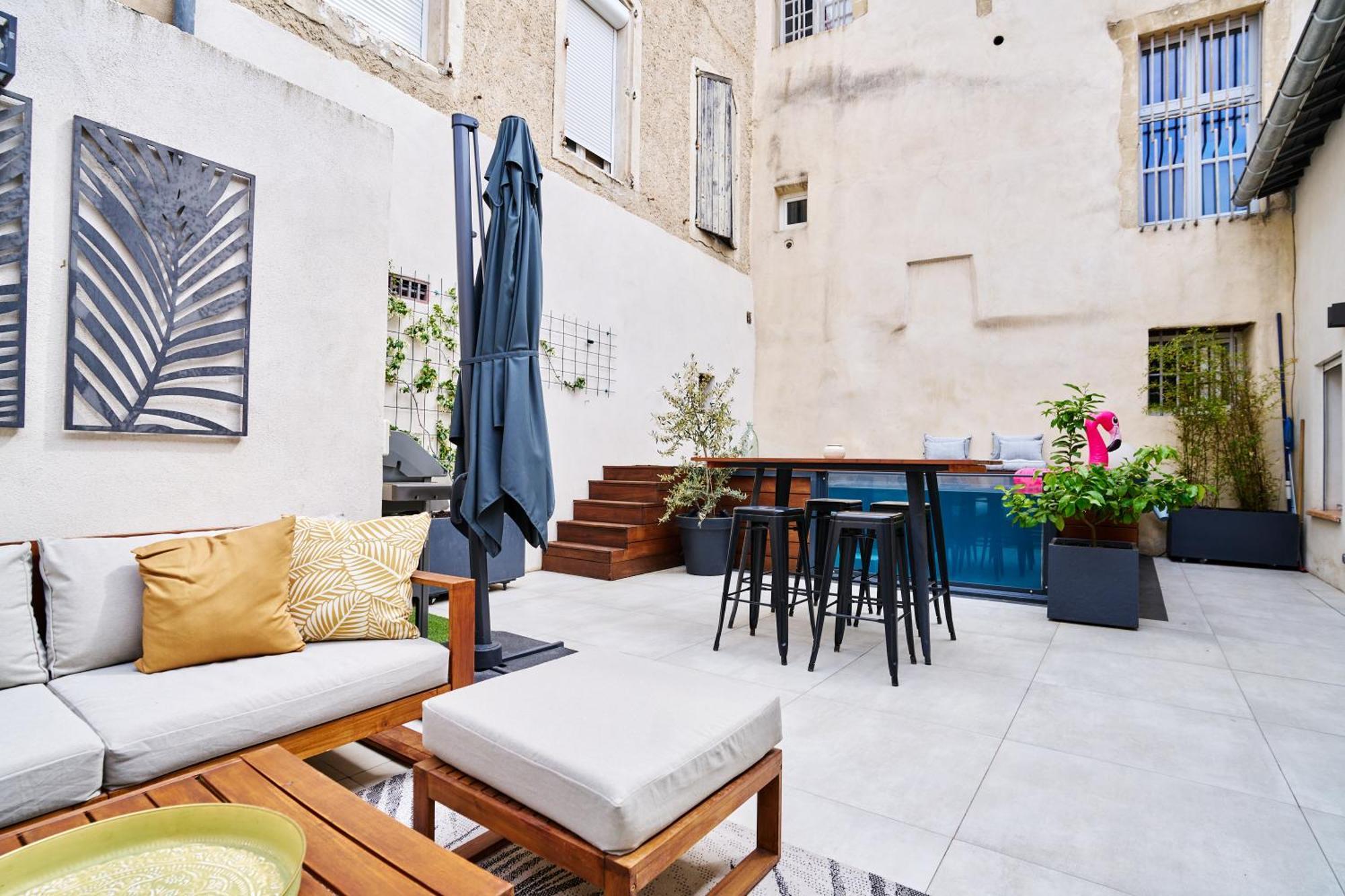 Maison De Ville Moderne Climatisee Avec Piscine Morieres-les-Avignon Exterior foto